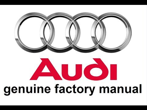 Audi A4 Workshop Manual Free Download
